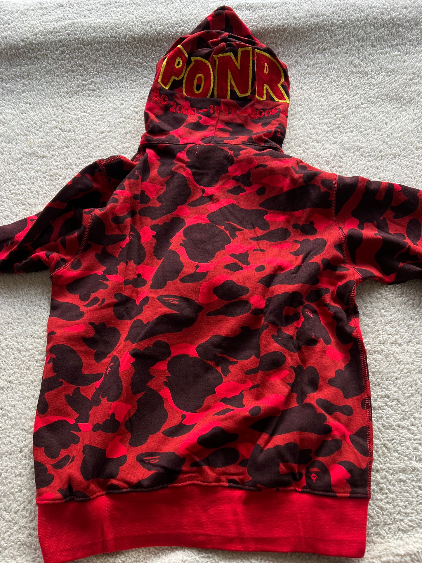 L Bape full zip up